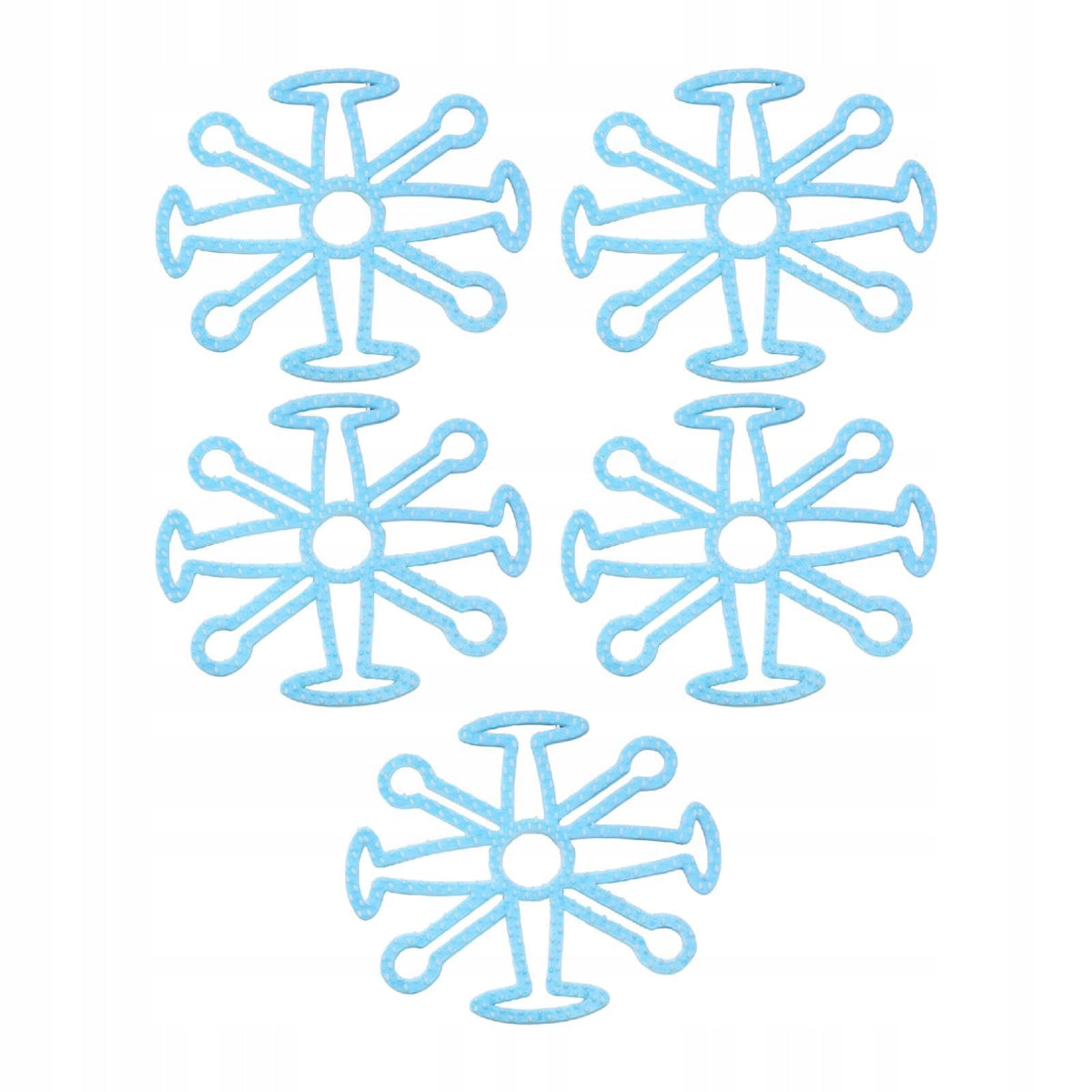 5Pcs Bike Helmet Pads Soft Inner Cushion Mats Helmet Replacement Pads Blue