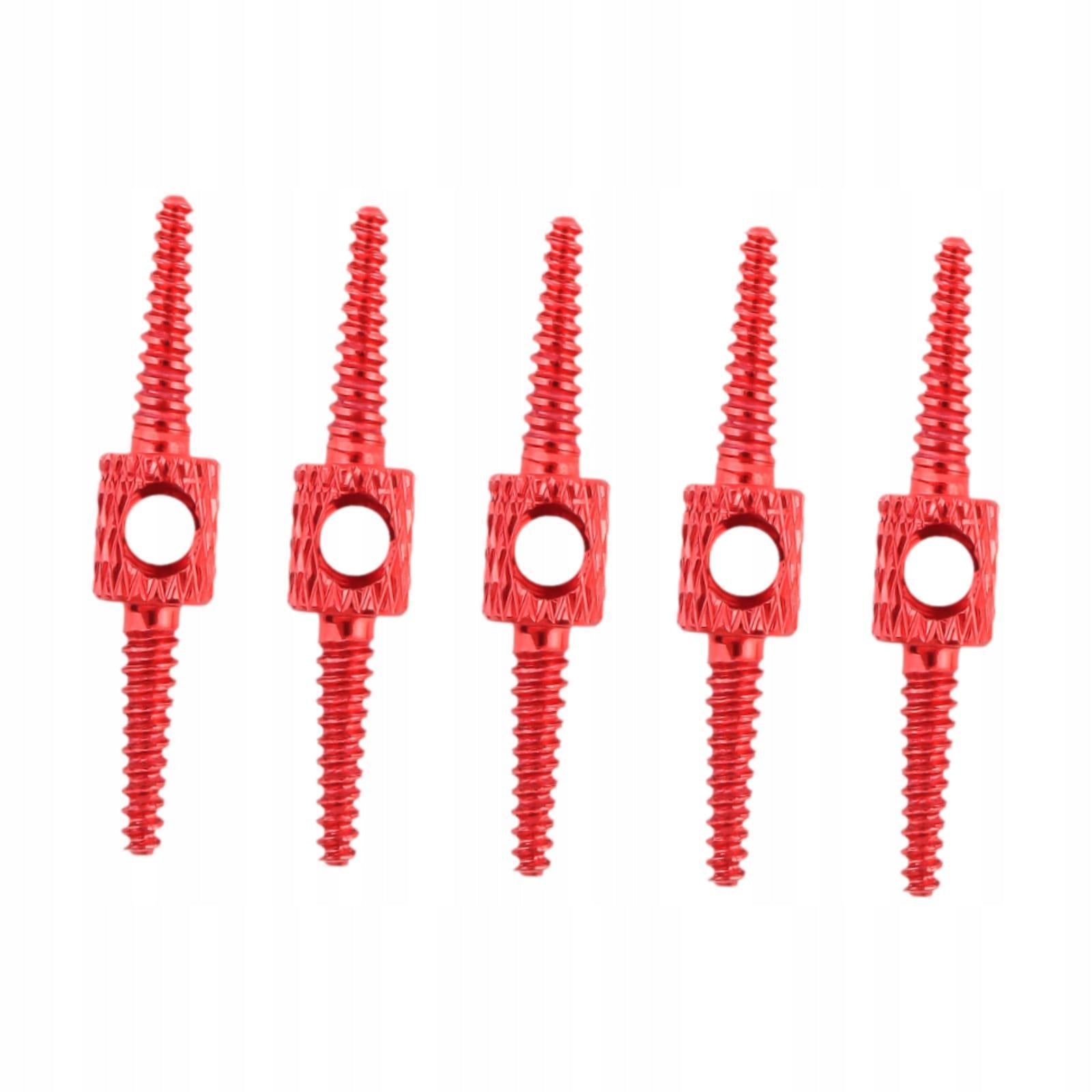 5Pcs Brake ing Cable Housing Oil Pipe Sturdy Aluminum Alloy Compact Red Brand no brand