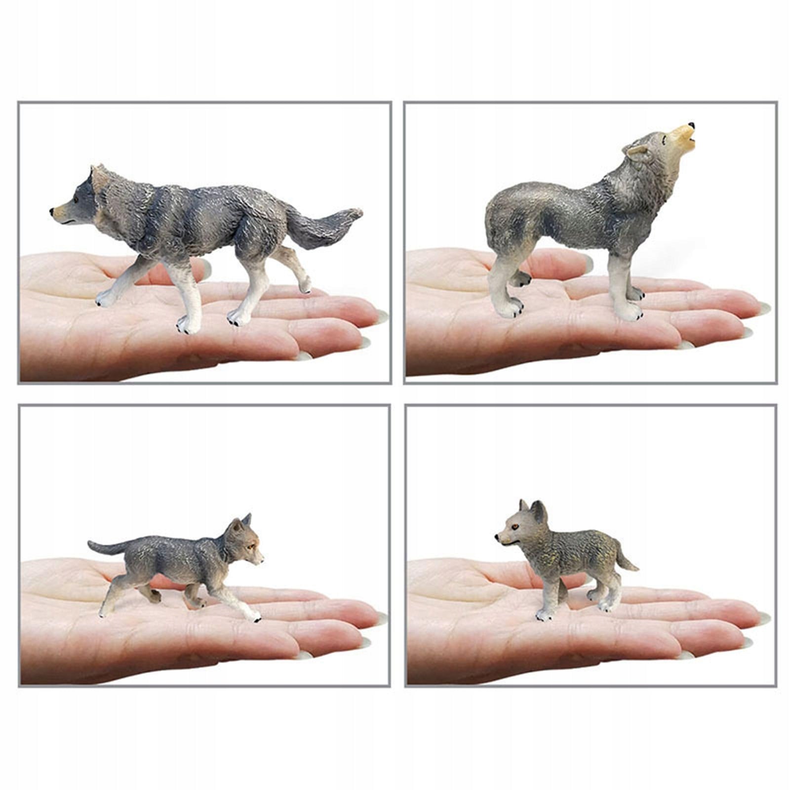 5Pcs Wolf Animal Model Realistic Figurines for Kids Education Ages Years Manufacturer code IEUDNS-19478807