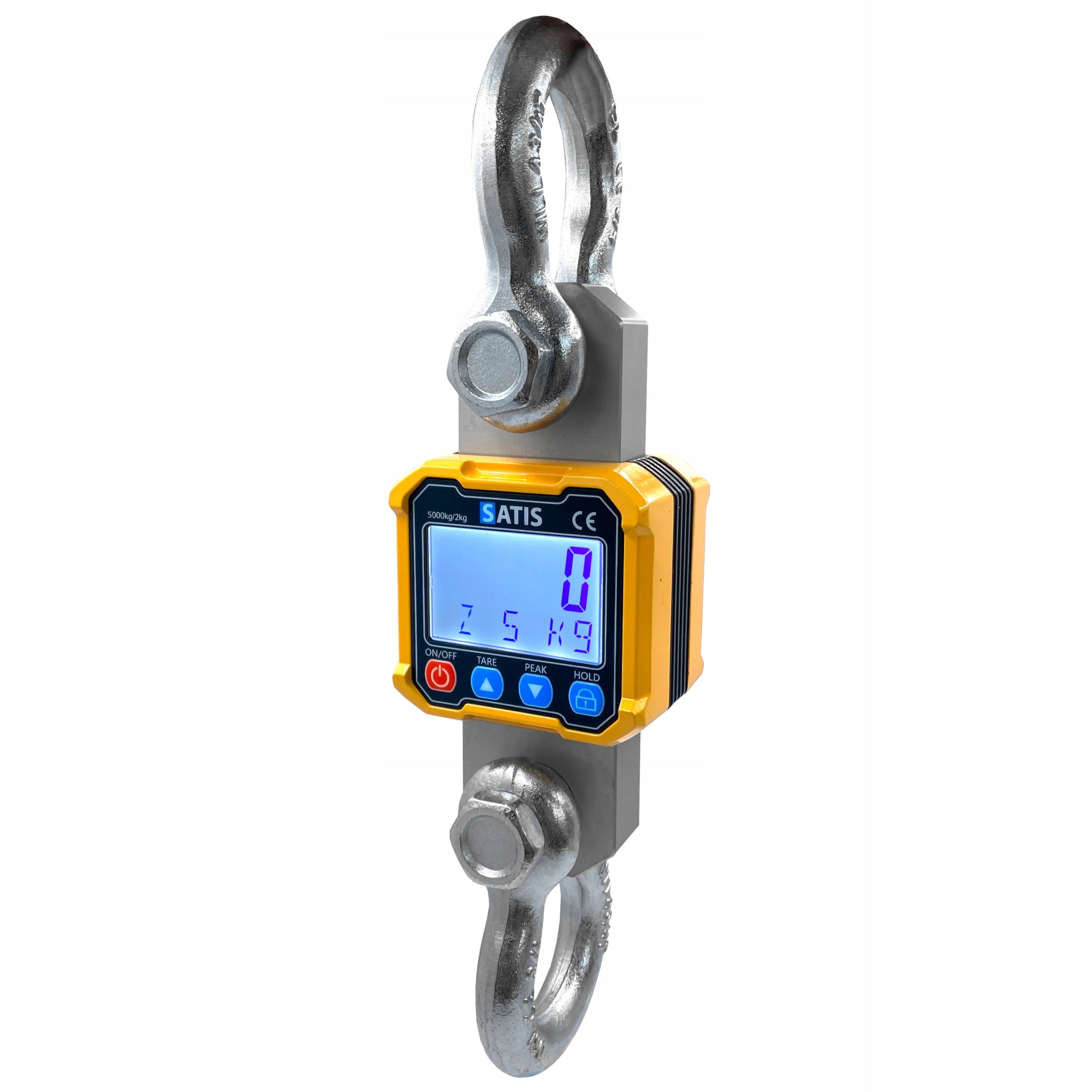 5T 5000KG ELECTRONIC BATTERY OPERATED HOOK SCALE + INDUSTRIAL REMOTE CONTROL Manufacturer code Waga hakowa do 5t
