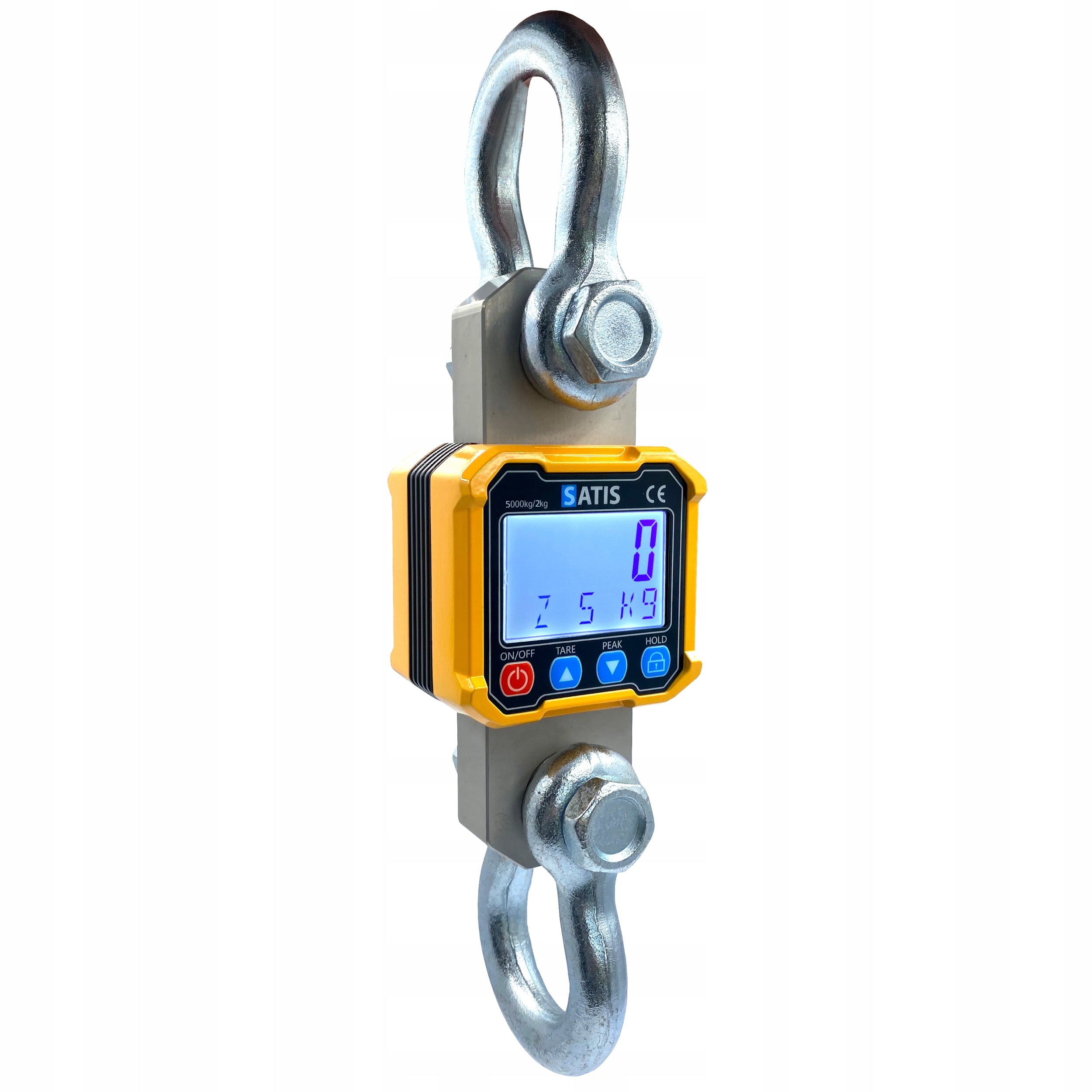 5T 5000KG ELECTRONIC BATTERY OPERATED HOOK SCALE + INDUSTRIAL REMOTE CONTROL Packaging status original