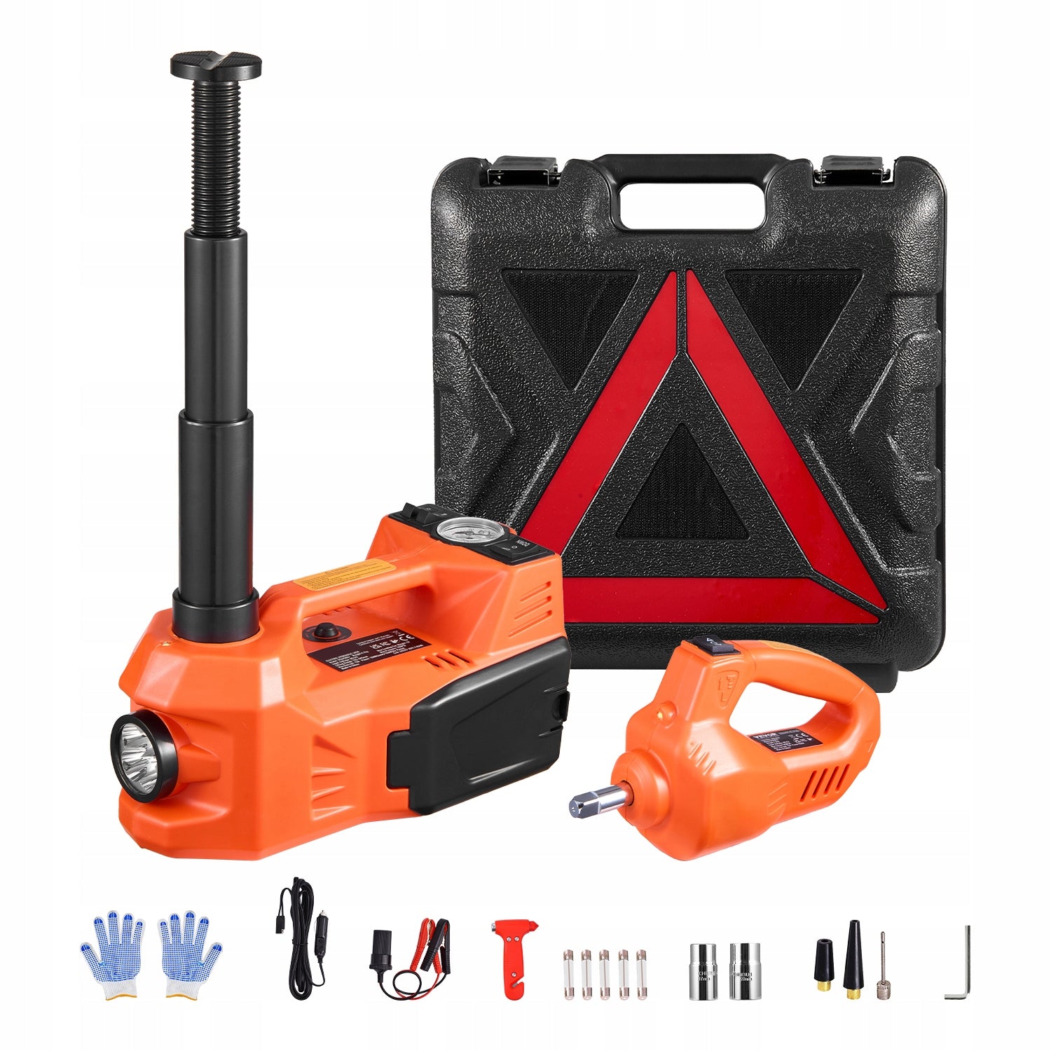 5T Electric Car Lift With Impact Wrench 15.5-44.5CM With Pump