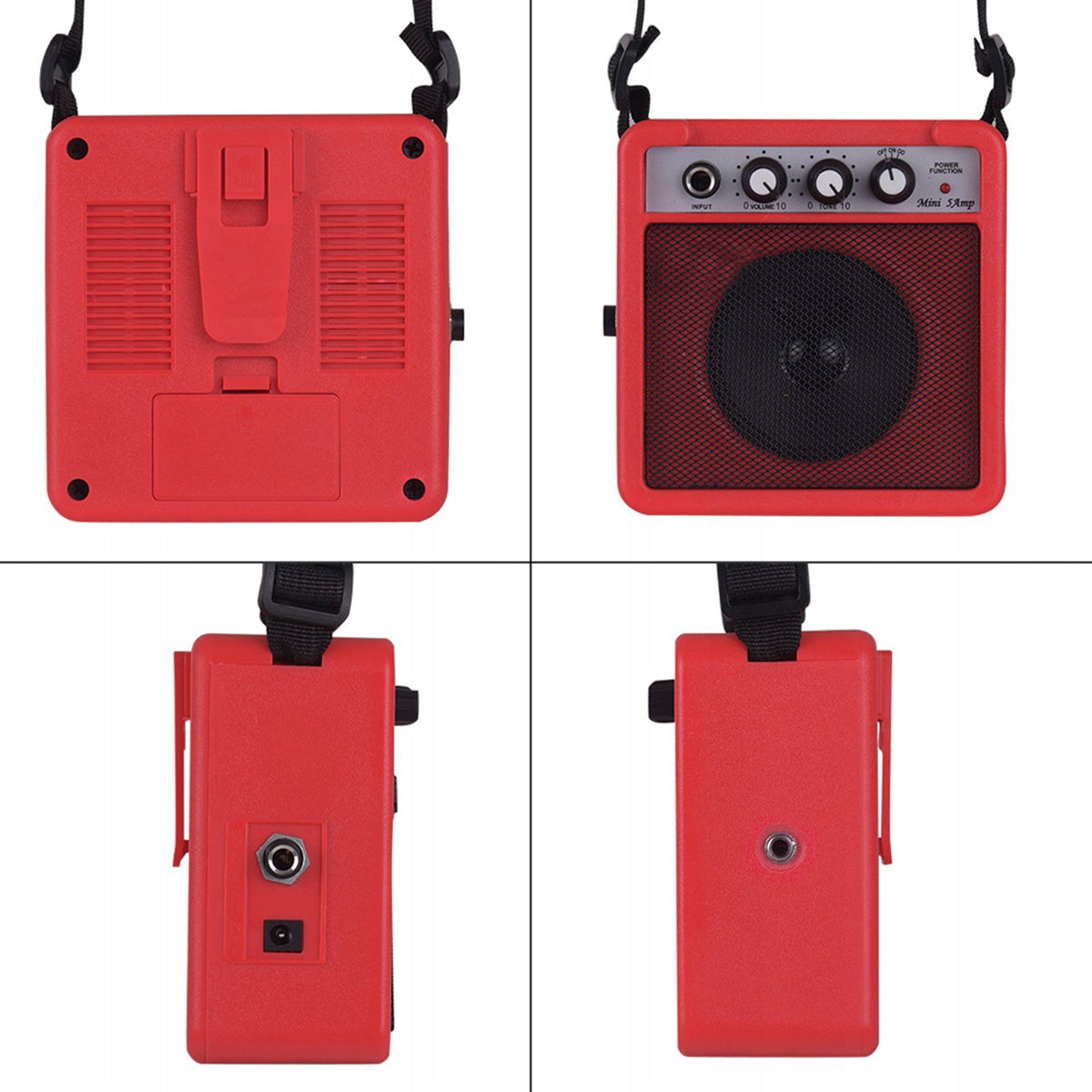 5W Mini Guitar Amplifier Speaker with 3,5mm and M5 Inputs Brand no brand