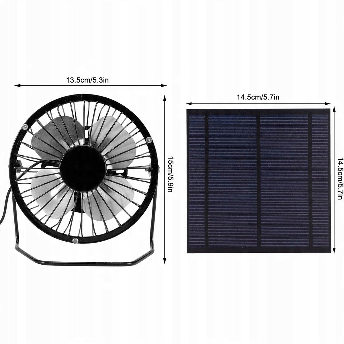 5W SOLAR FAN, EXHAUST FAN, FOR GREENHOUSE, SHED, CHICKEN COOP Functions none