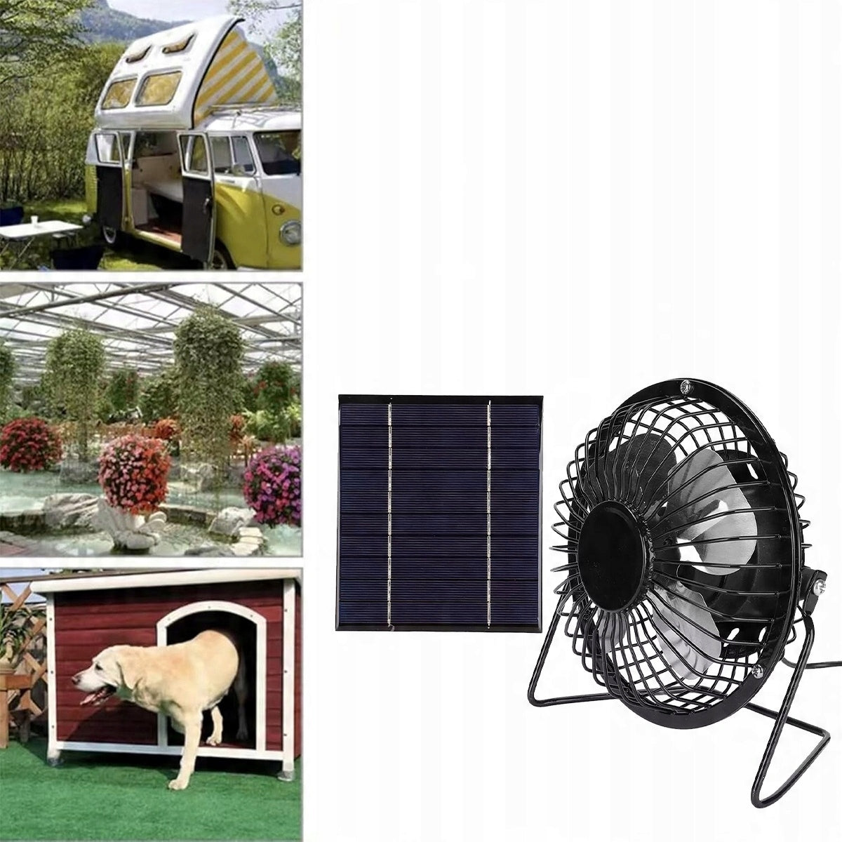 5W SOLAR FAN, EXHAUST FAN, FOR GREENHOUSE, SHED, CHICKEN COOP Manufacturer code 6900581239711