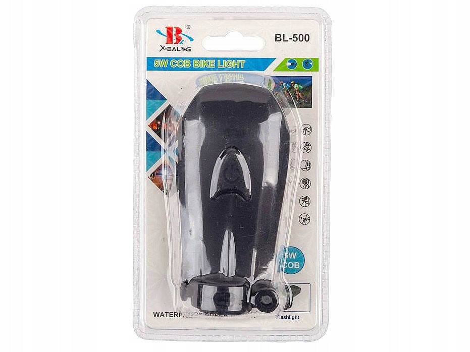 5W UNIVERSAL bicycle light with HANDLE Manufacturer code 5906245244917