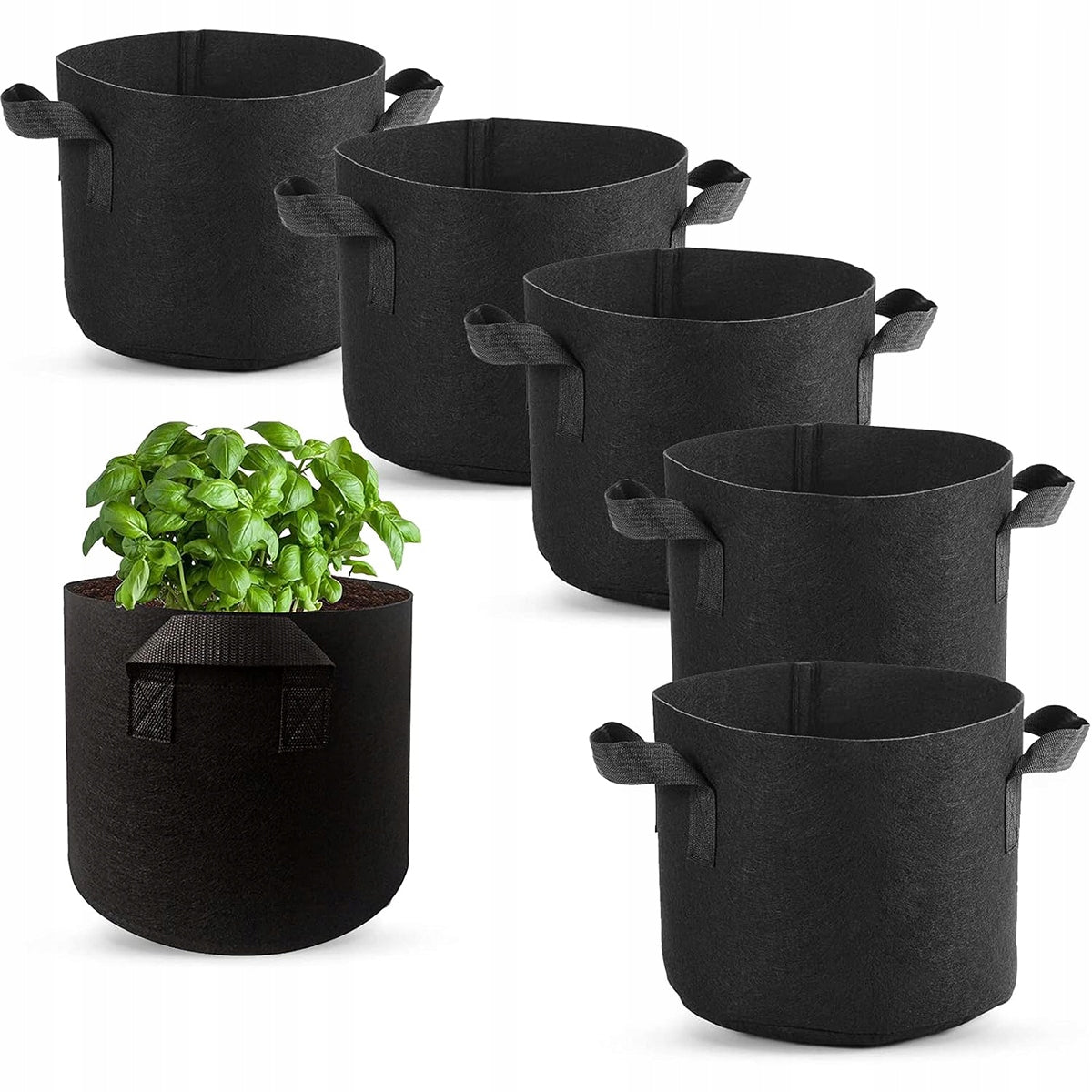 5X BAG PLANTING BAG 20L VEGETABLE TOMATOES PLANTER SEEDLINGS
