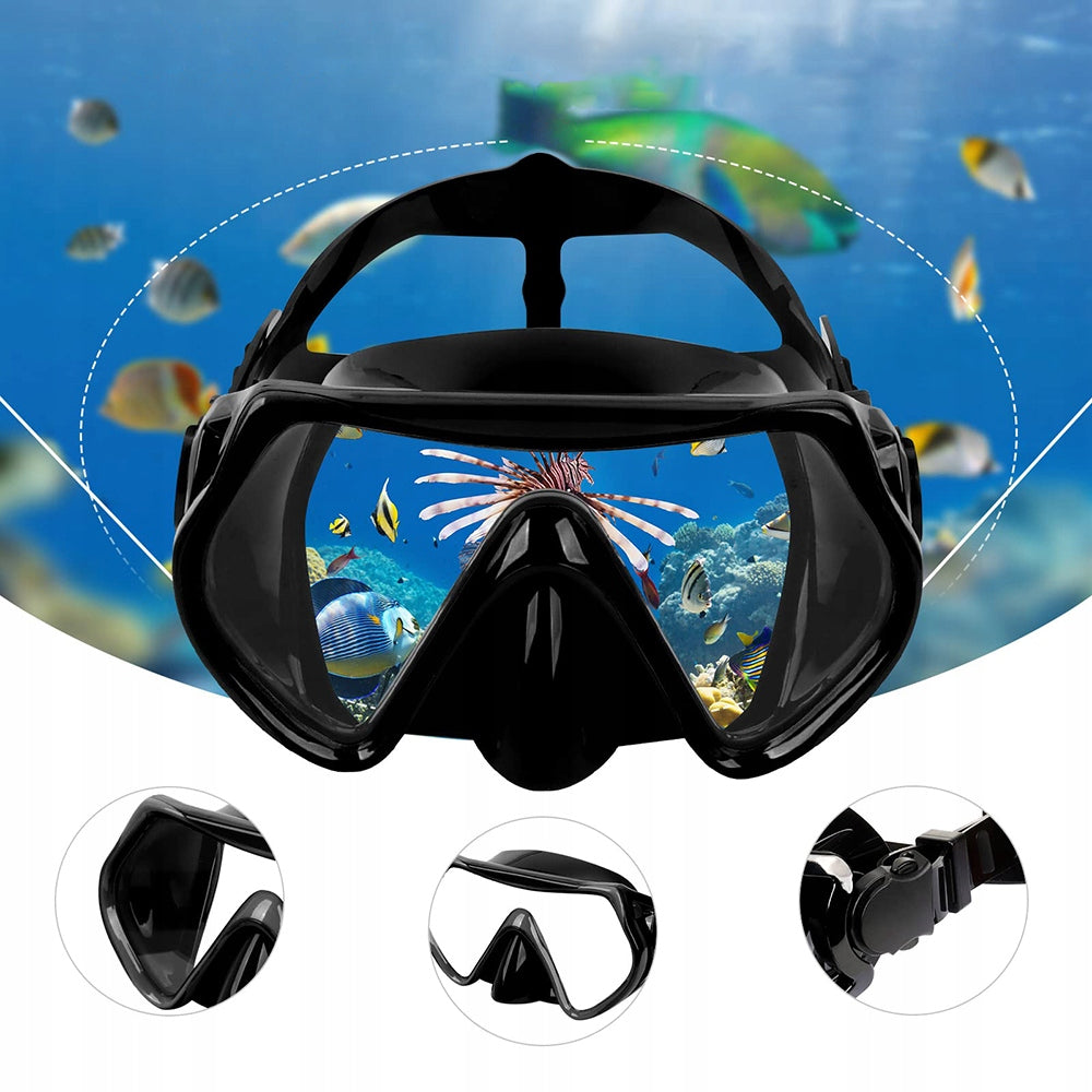 Nardymo kaukė ir snorkelis su pelekais, dydis L/XL