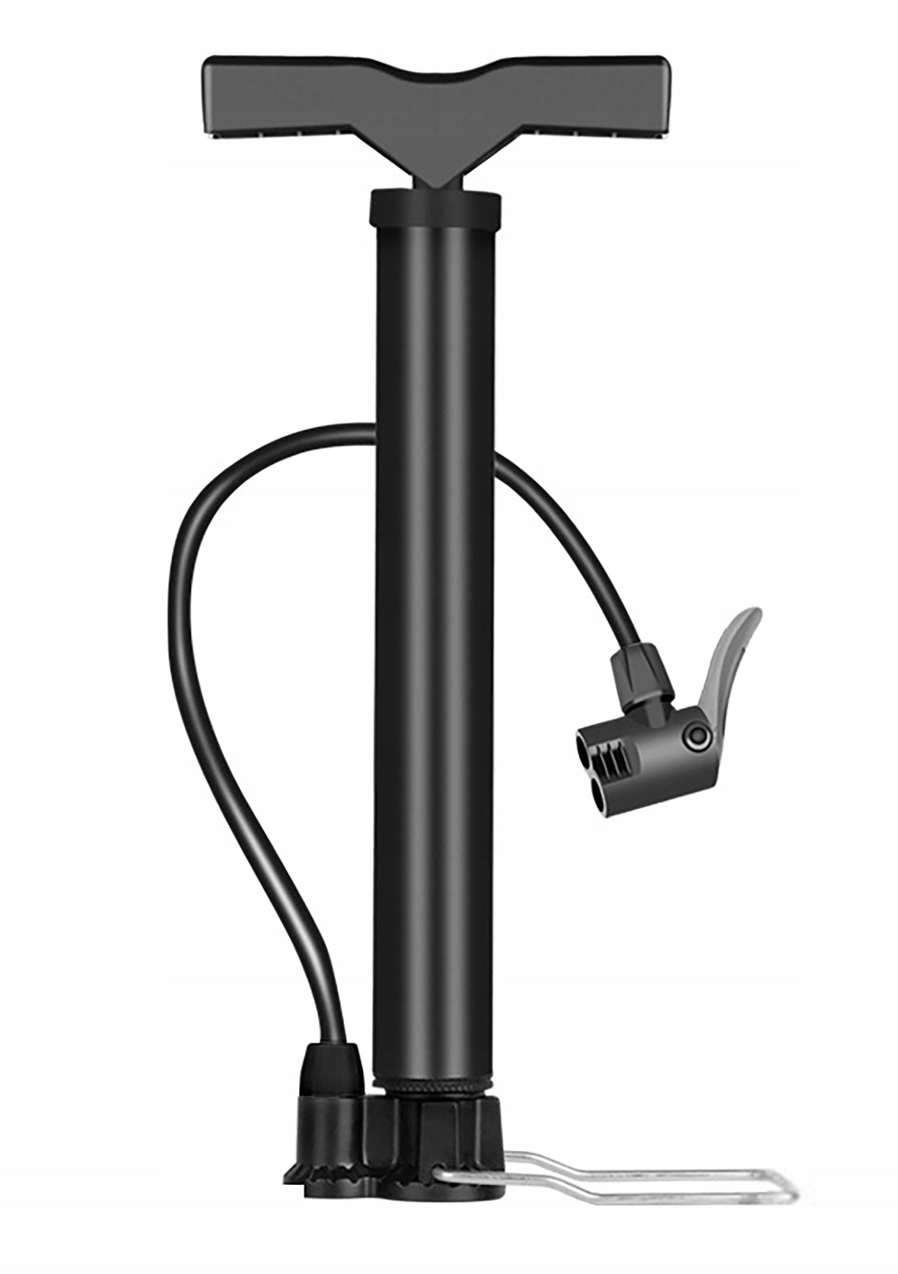 5in1 BICYCLE pump with BICYCLE BALL hose strong Color black