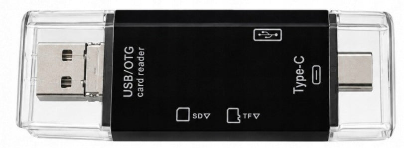 5in1 SD MicroSD USB TYPE-C MicroUSB OTG ADAPTER CARD READER Manufacturer code adr34