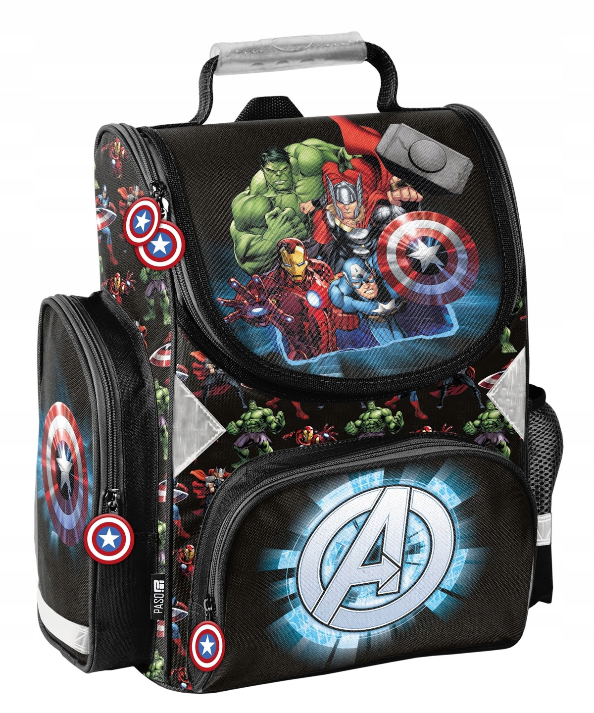 5in1 SET AVENGERS SATCHEL SCHOOL BACKPACK PASO SET BACKPACK AVENGERS Manufacturer code AV23DD-260
