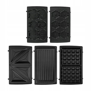 5in1 toaster with replaceable plates grill toast waffle panini 850 W HOFFEN Power rating 850 W