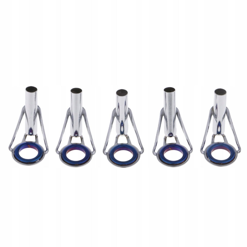 5pcs Stainless Steel Fishing Rod Guide Rings Eye