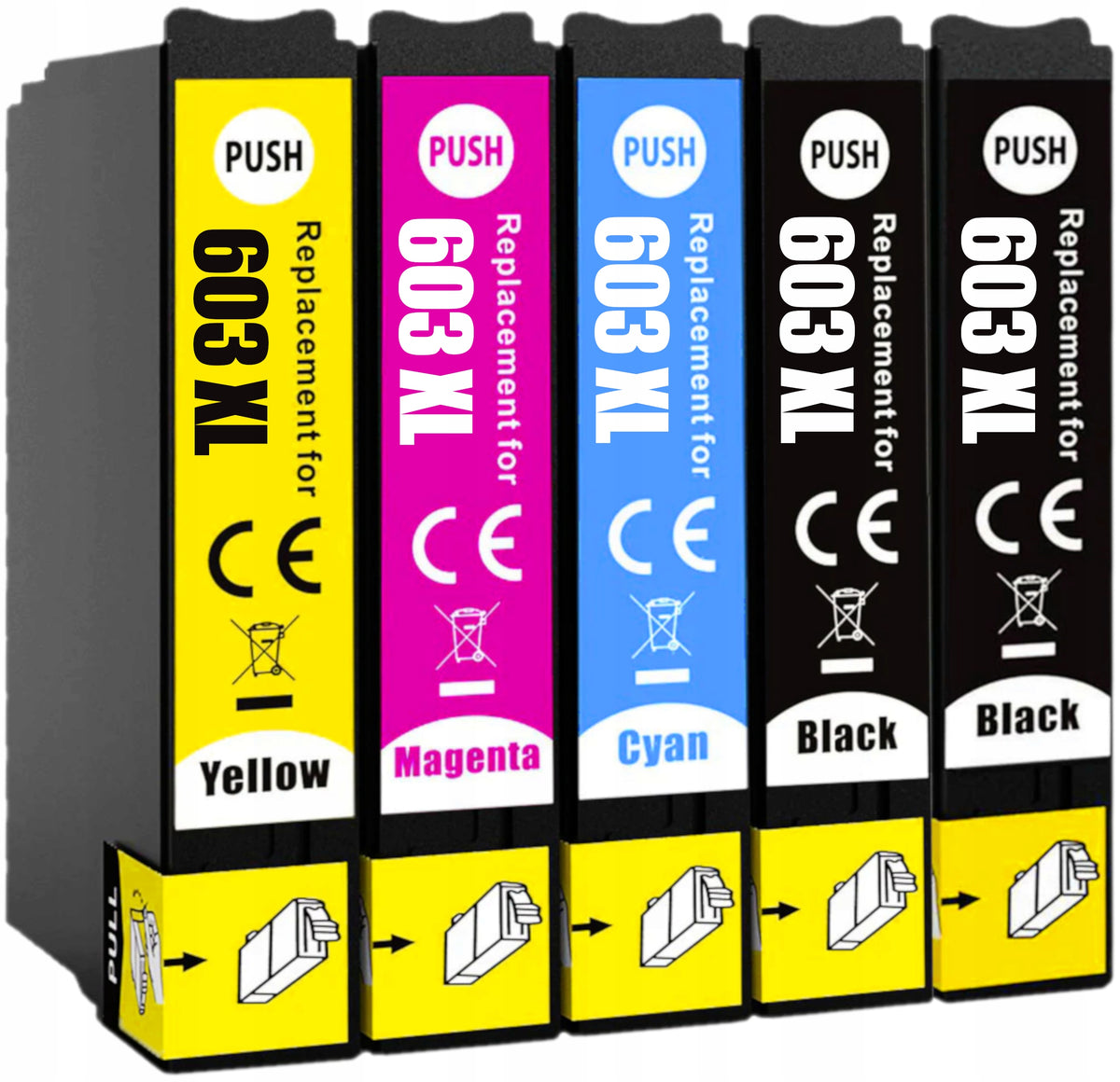 5x 603 XL INKS FOR EPSON XP-3100 XP-3150 XP-3155 XP-2100 XP-2150 XP-2155