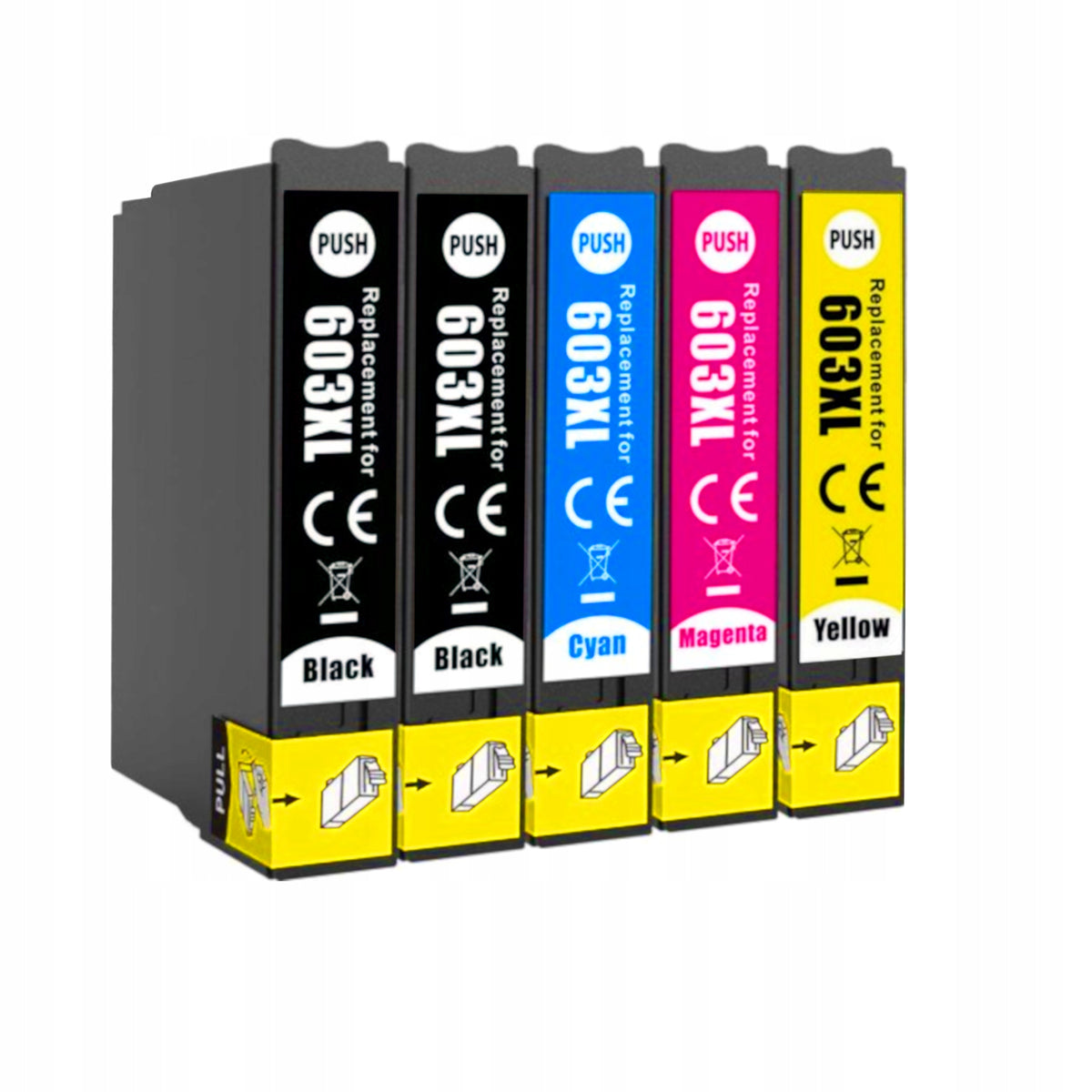5x INK CARTRIDGE 603 XL FOR EPSON XP-3100 XP-3150 XP-3155 XP-2100 XP-2150 XP-2155