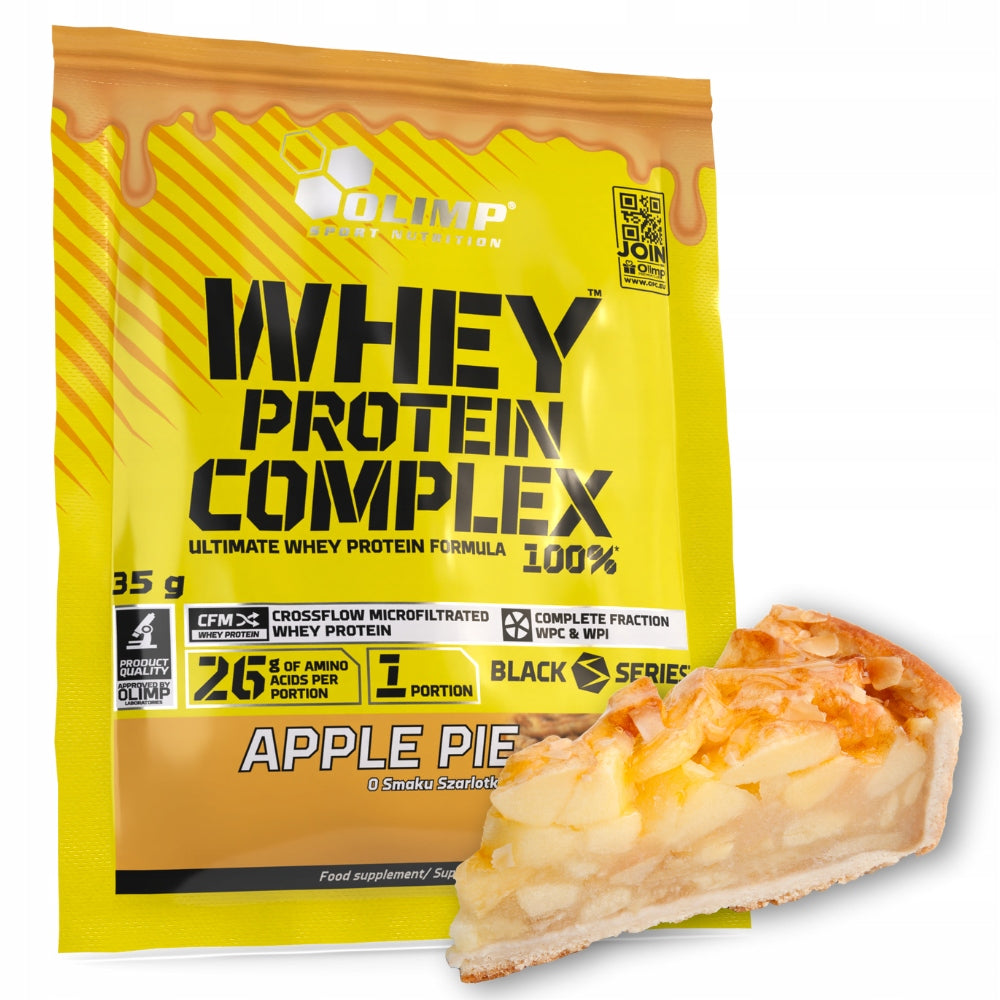 5x PROTEIN SUPPLEMENT Olimp Whey Protein Complex 100% serving 35g APPLE PIE Expiration date at least 1 year from the date of purchase