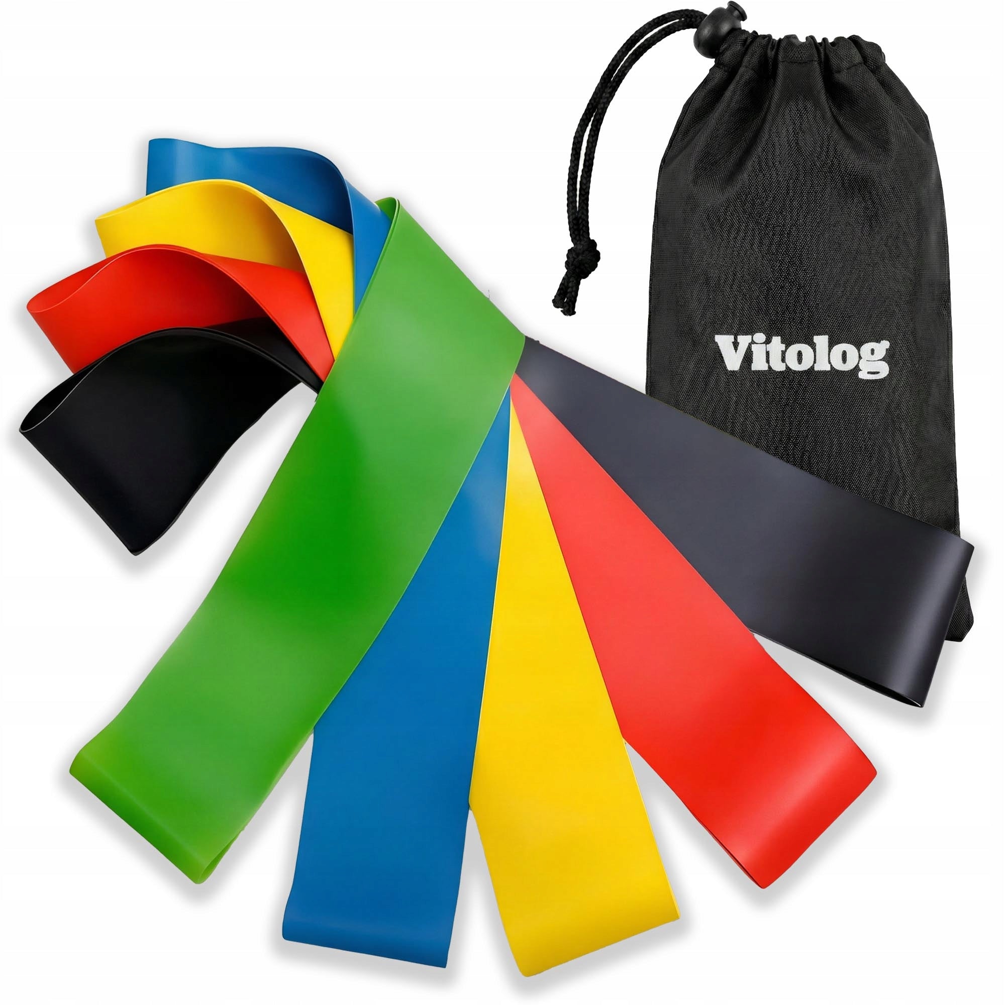 5x Resistance Exercise Rubbers Training for Pull-Up Stretching Mini Bands