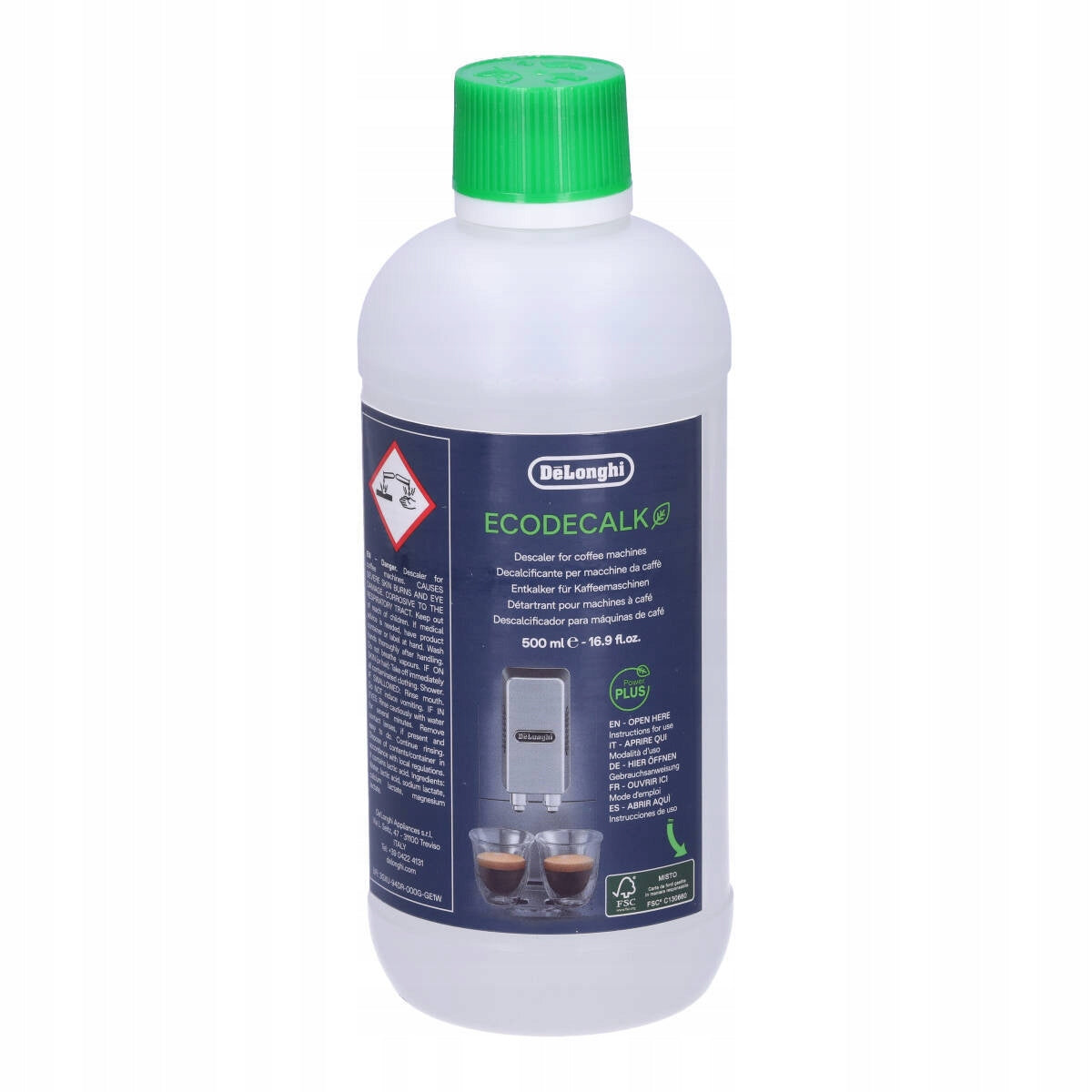 5x WATER FILTER for DELONGHI and DESCALER 500ml care set Brand Spitze Clean
