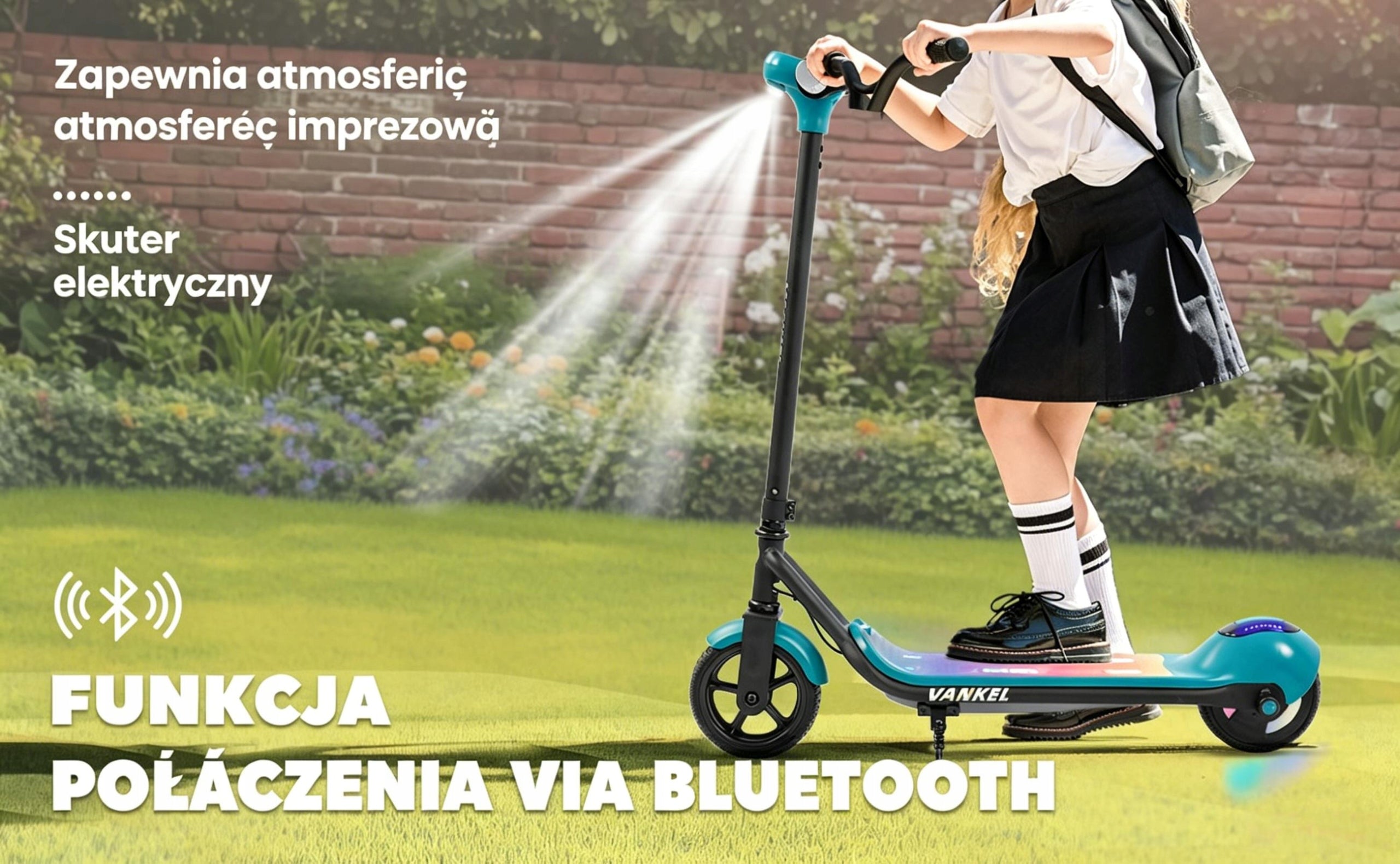 6,5" Hulajnoga Elektryczna dla dzieci z Bluetooth Prezenty świąteczne Brand no brand