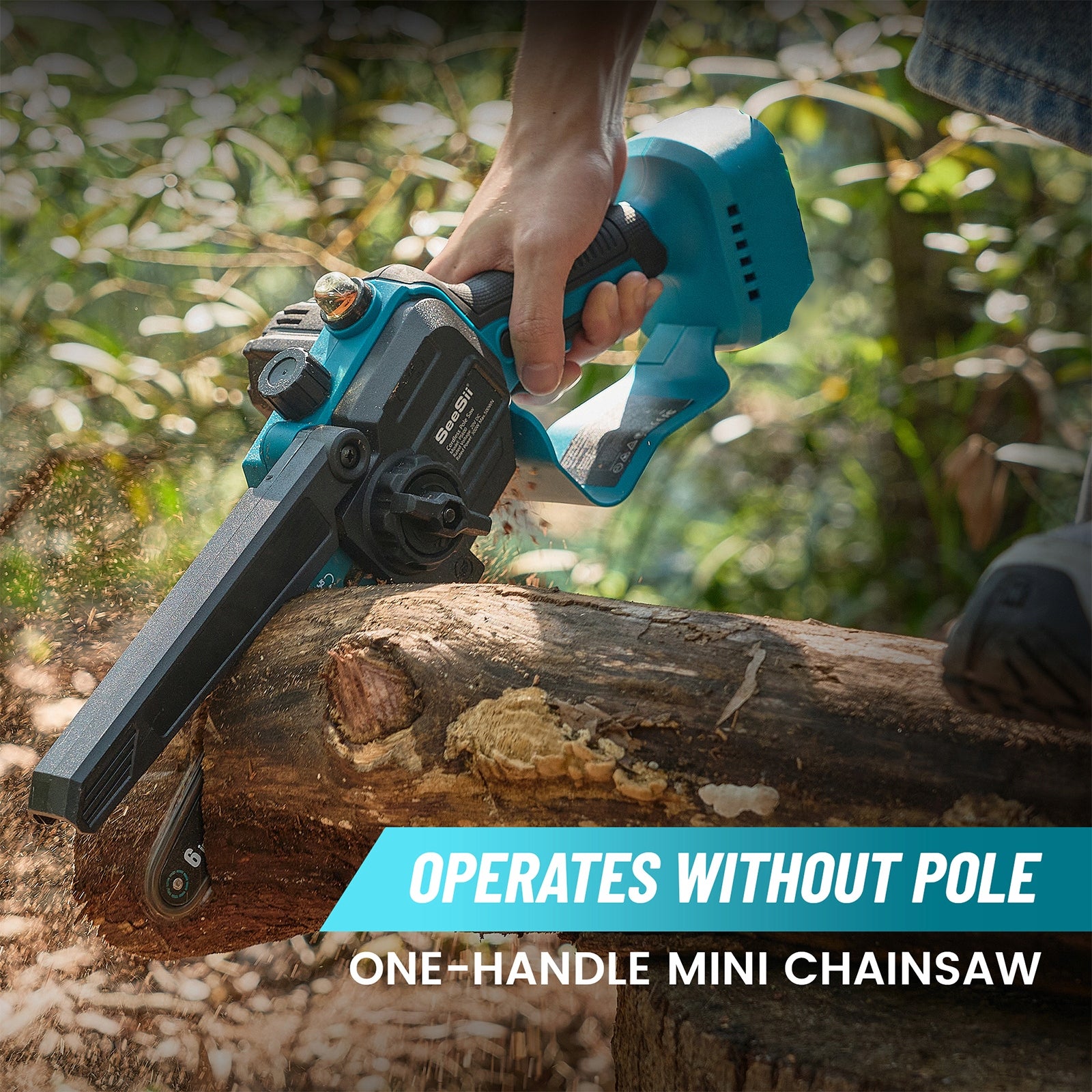 6" Brushless High Branch Saw–Double Battery SeeSii Battery capacity 4 Ah