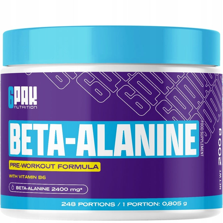 6 PACK BETA-ALANINE 248 SERVINGS Pre-workout Muscle Strength