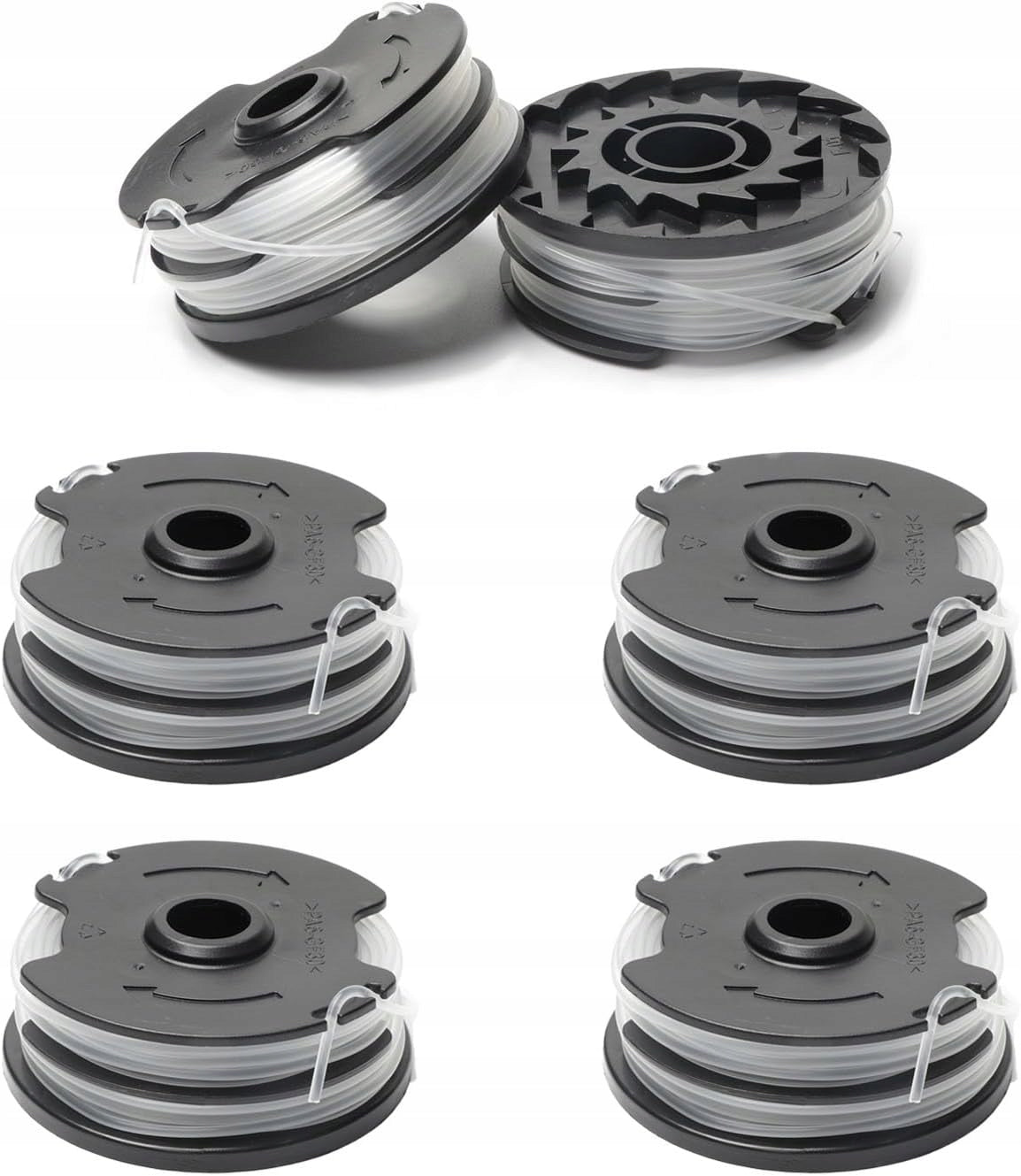 6 PCS,PARKSIDE SPOOL FOR TRIMMER LINE PRT 550 PRTA 20-LI 1,6 MM