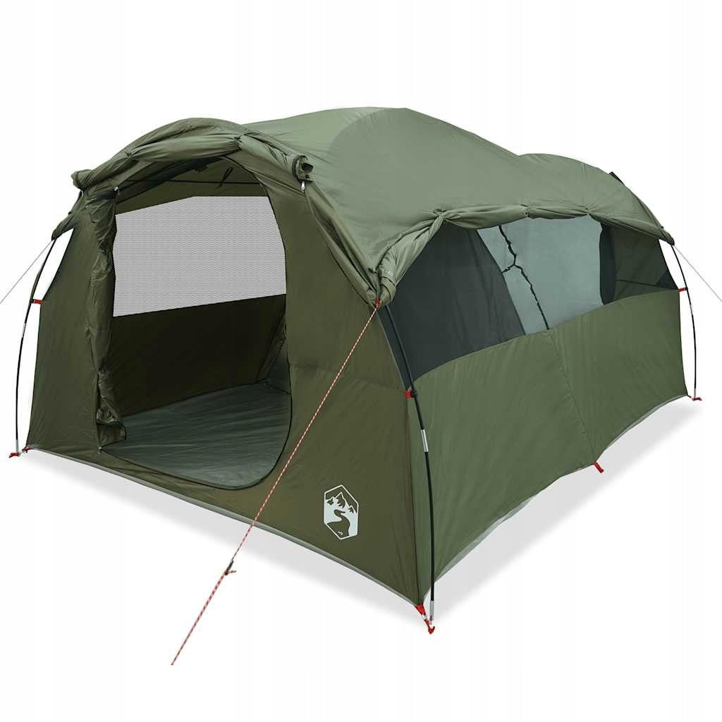 6-PERSON TUNNEL FAMILY TENT OLIVE WATERPROOF