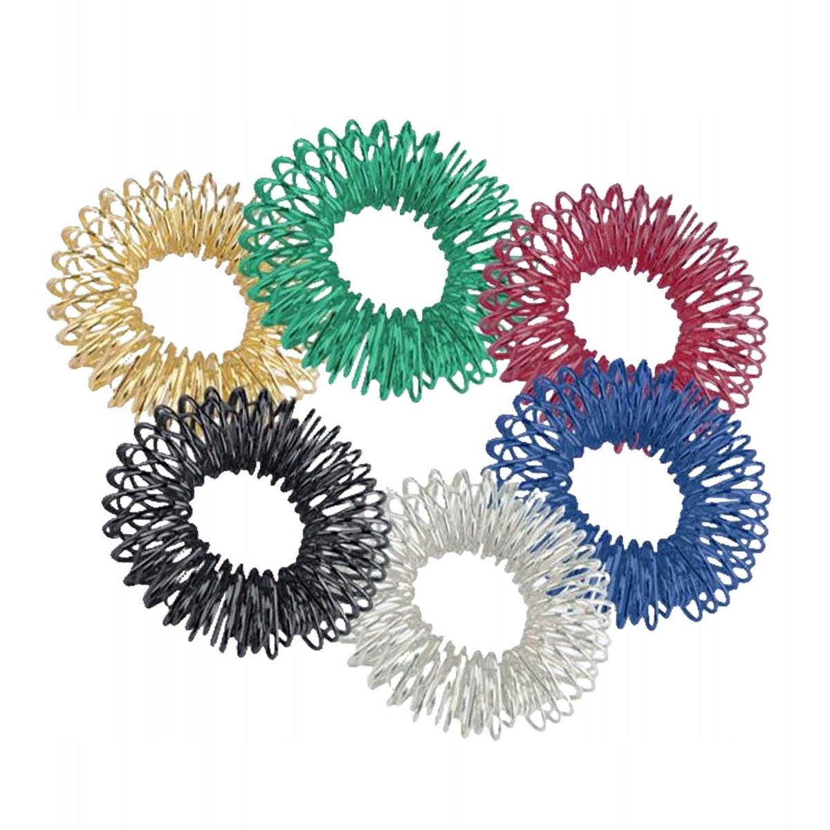 6 Pcs Barbed Sensory Finger Rings Bulk Hand Exercise P