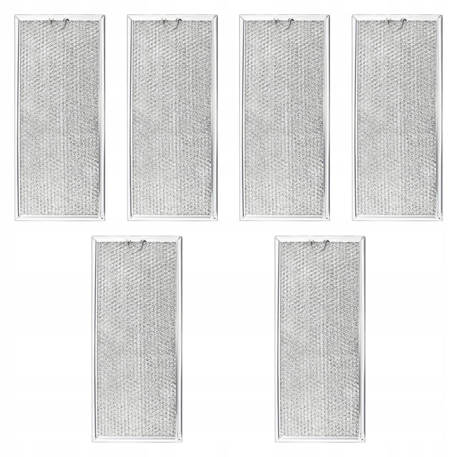 6 Pieces Microwave Oven Filter Replacement Aluminum Mesh Screen Replacement Brand no brand
