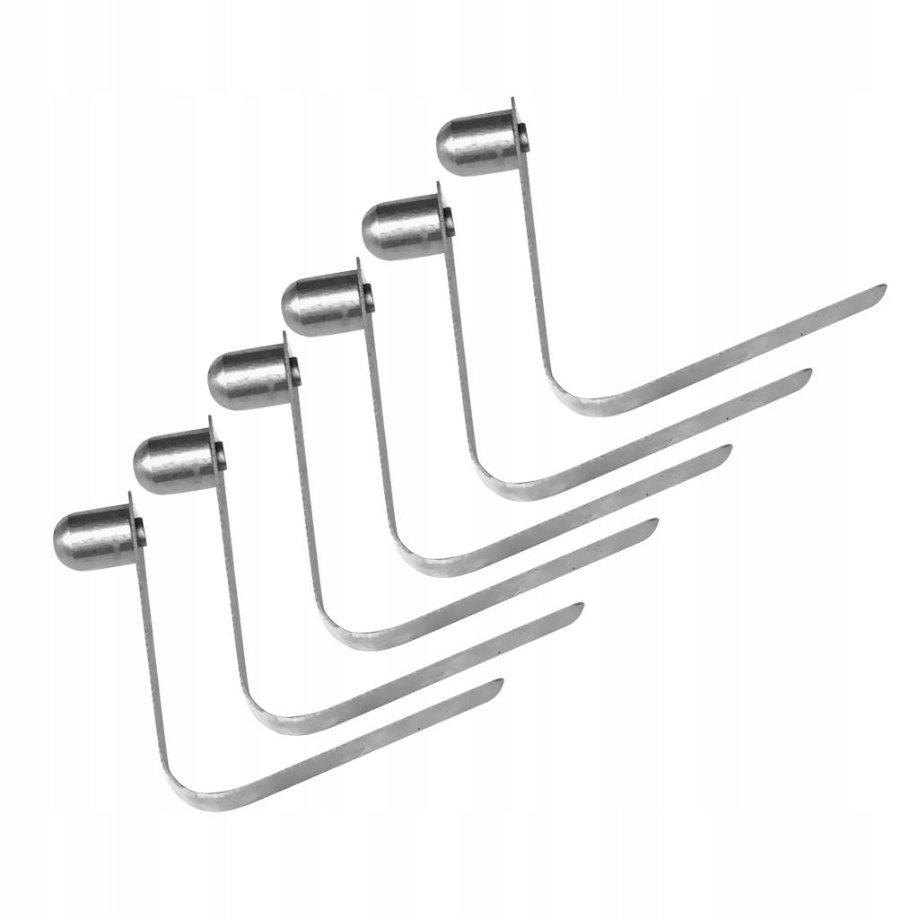 6 Pieces Single Button Clips 8mm,, Snap Spring Clip, Tent