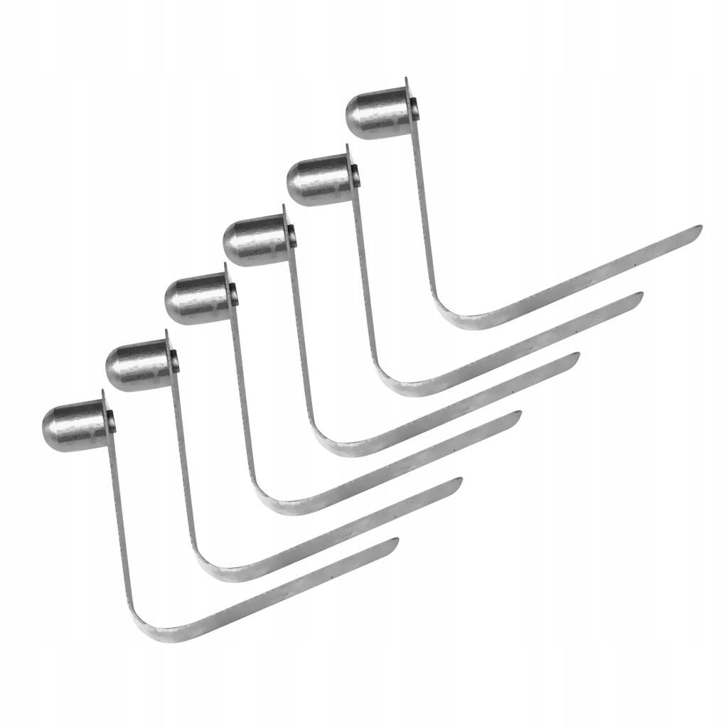 6 Pieces Single Button Clips 8mm,, Snap Spring Clip, Tent