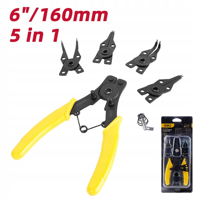6'' Pliers - Seger Rings 5in1 Deli EDL104506
