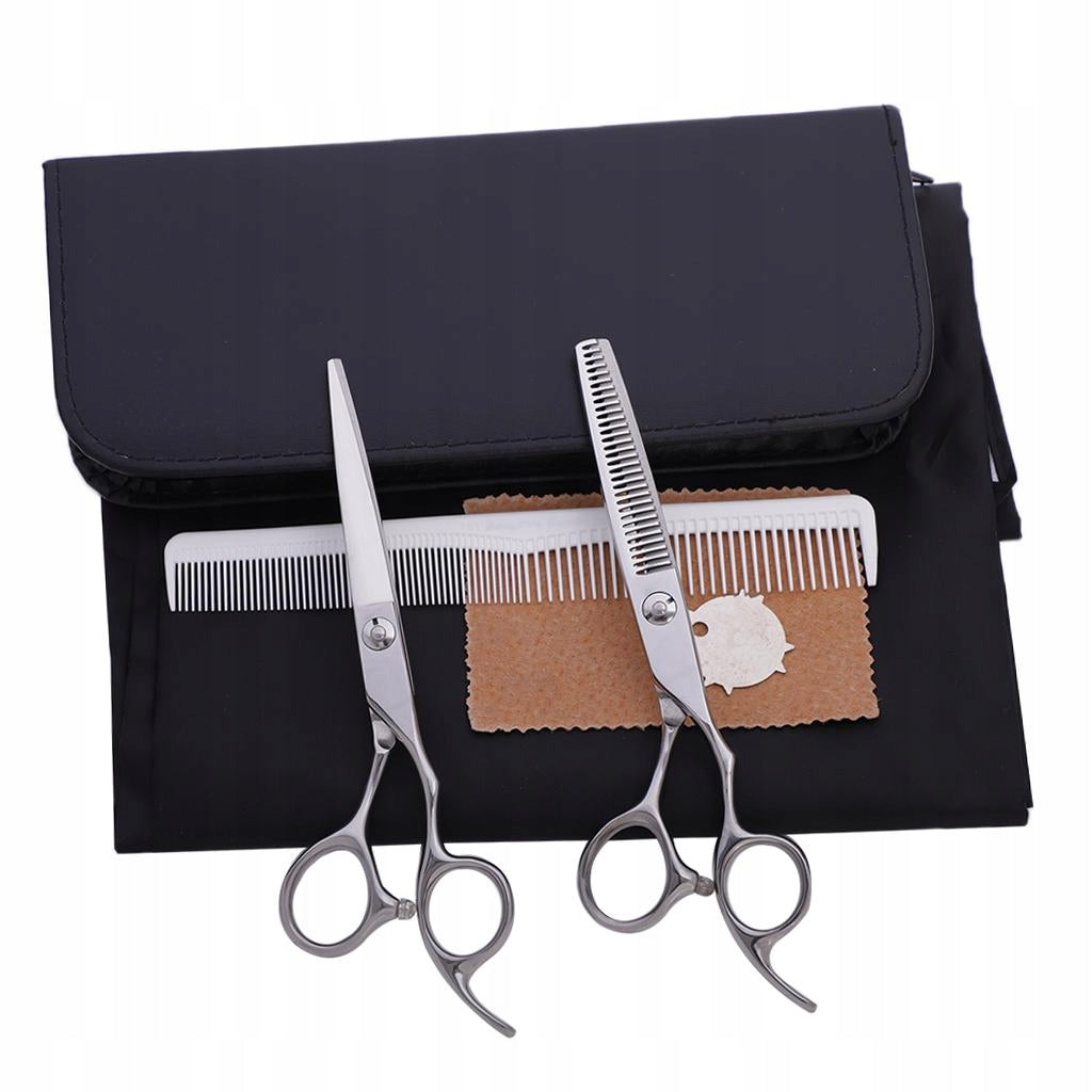 6" Stainless Steel Barber Cutting Silver 01 Brand no brand