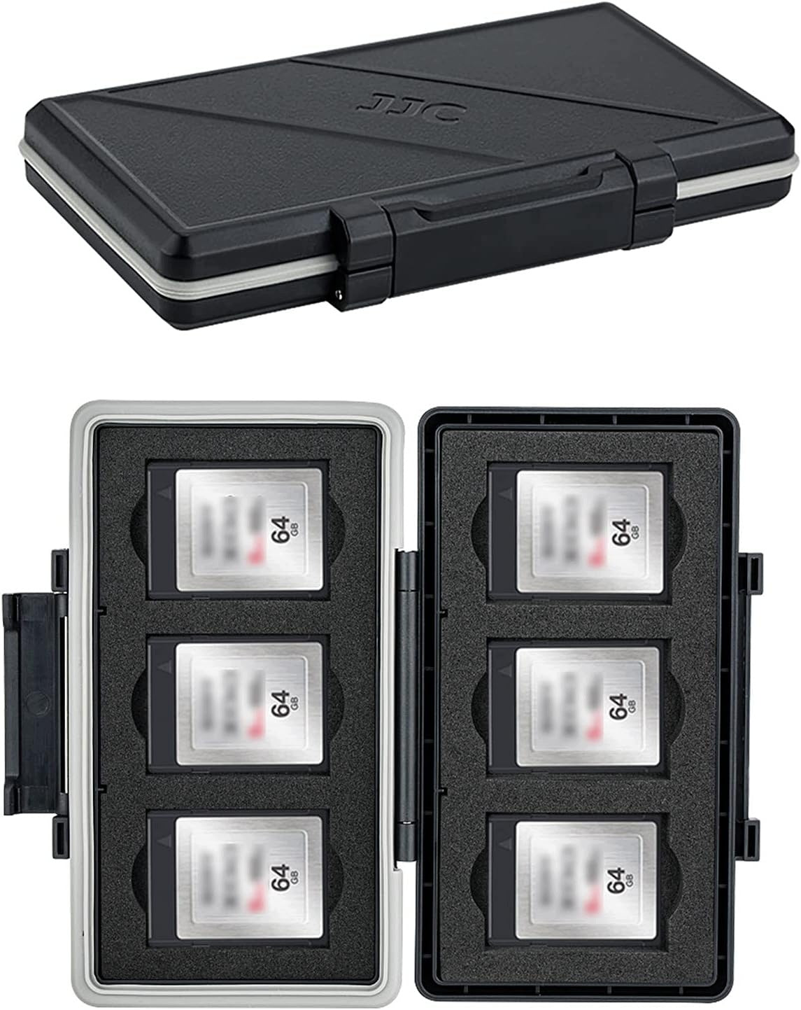6 XQD MEMORY CARD CASE WATERPROOF SHOCKPROOF