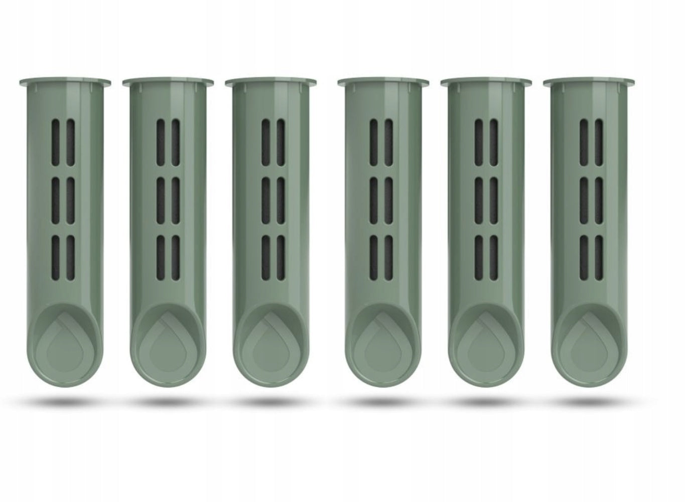 6 pcs filter for filter bottle DAFI SOLID SOFT Sage / Green
