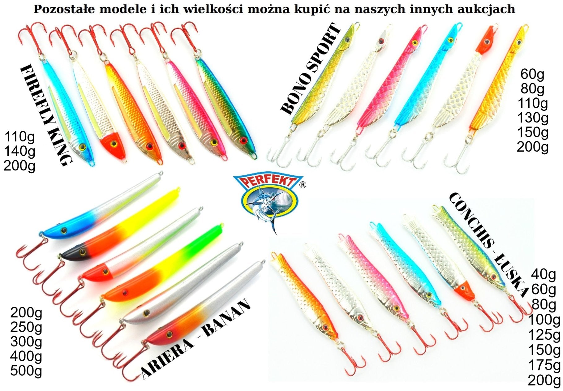 6 x COD PILKER PERFEKT BONO - SPORT 130 gr p.B EAN (GTIN) 5901157708007