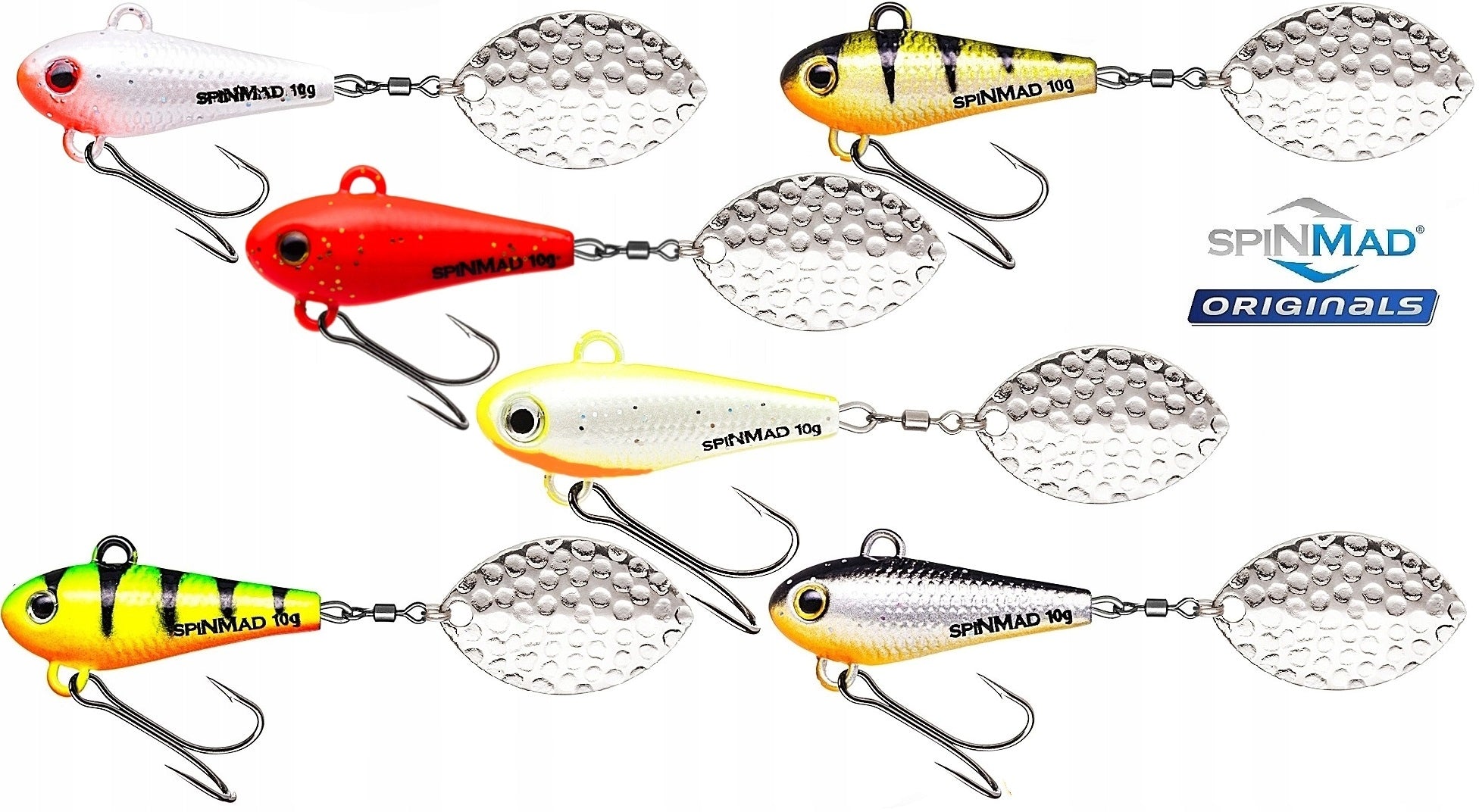 6 x SPINMAD WIR 10gr s.B LIMTED EDITION FOR PIKE PERCHES