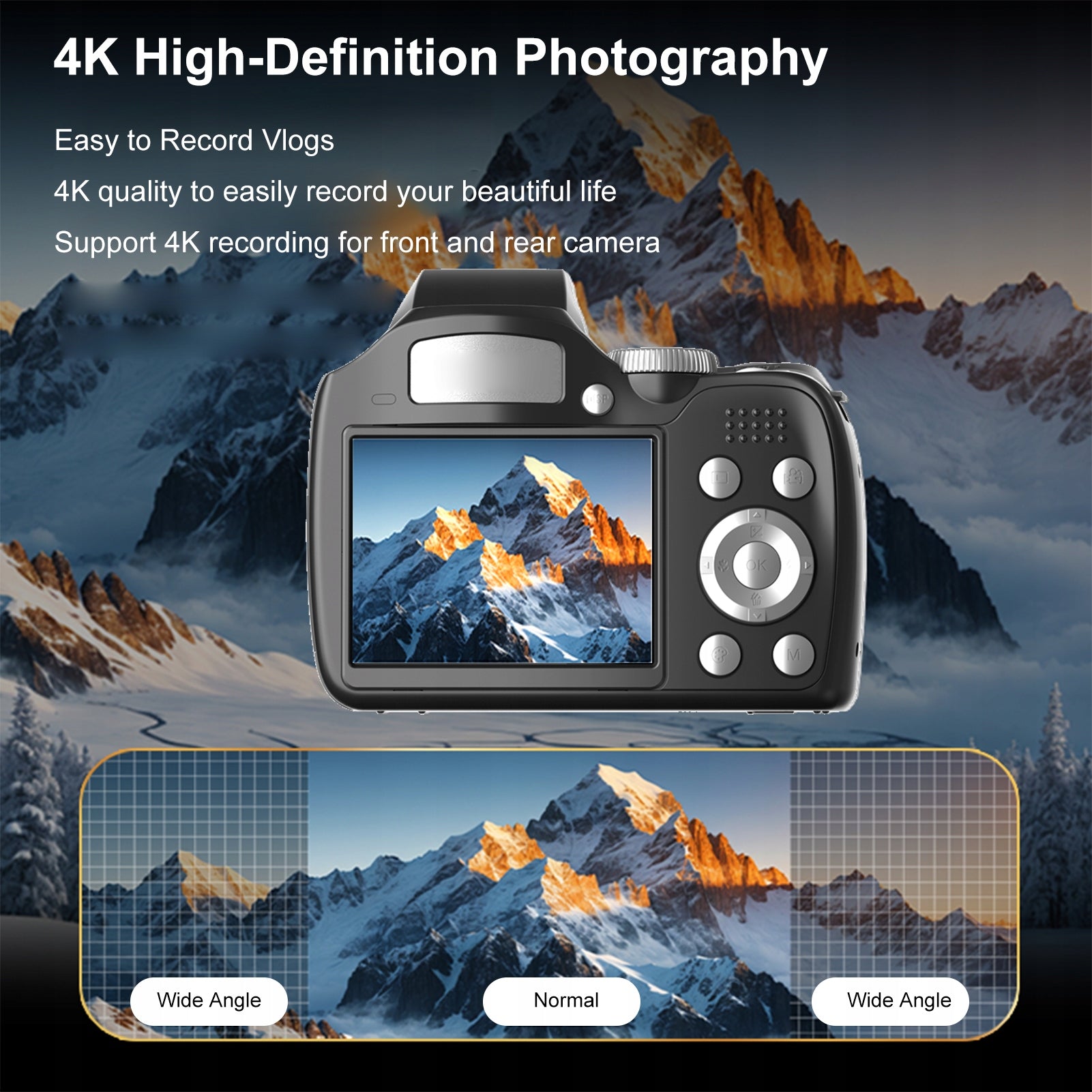 60 MP digital camera with 12x optical zoom and video recording in ro Model 5113ERLS