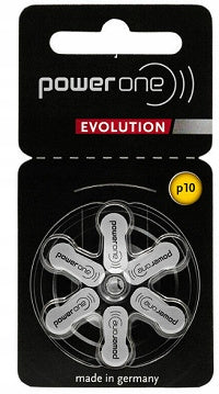 60 x Power One Evolution 10 PR70 Zinc Air Hearing Aid Batteries 1,45V Medical device no