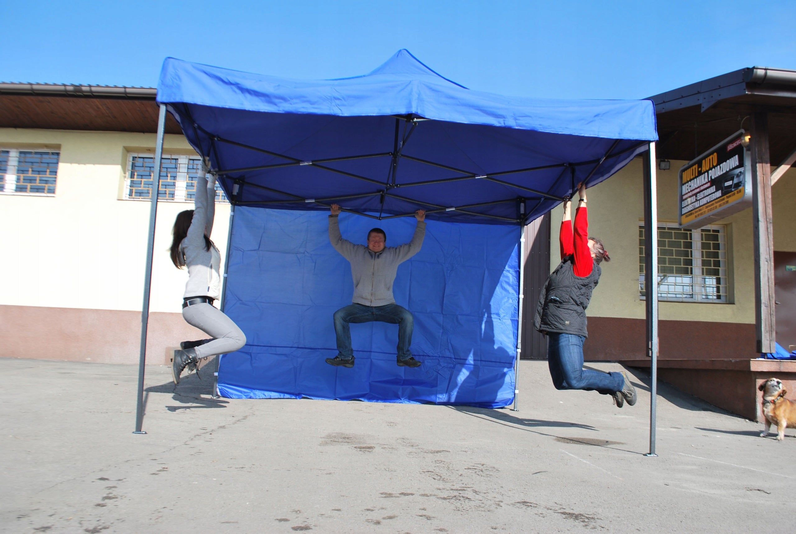 60KG 3x6 EXTRA STRONG GARDEN TENT COMMERCIAL PAVILION Party Event Packaging status original