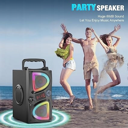 60W LED WIRELESS SUPNIU SPEAKER WITH DUAL WOOFER Brand no brand