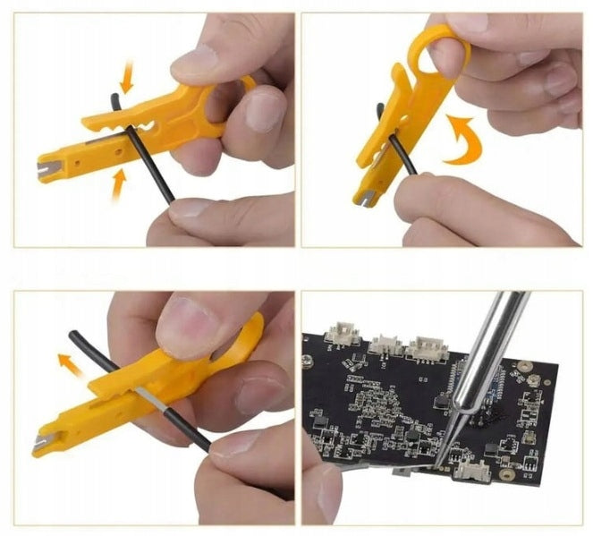 60W SOLDERING IRON KIT + CASE TIN STAND Power 60 W