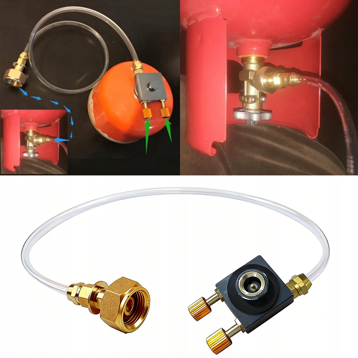 60cm Gas Cylinder Cartridge Filling Adapter With Venting 2026 Brand no brand