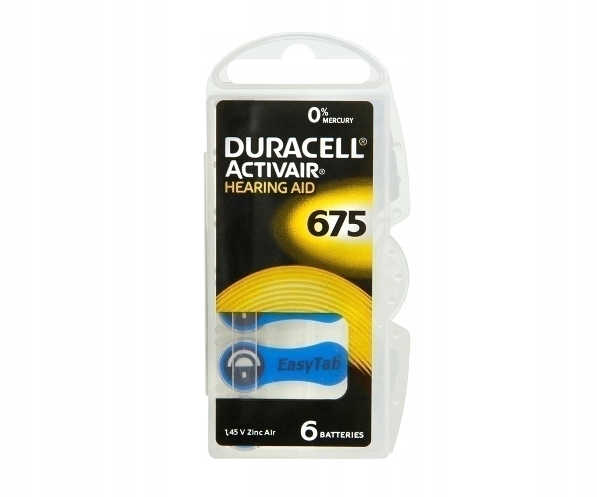 60x Duracell Activair DA675 - rechargeable battery for hearing aids, blue Manufacturer of a medical device Varta AG