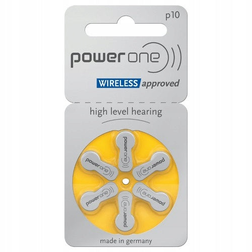 60x POWER ONE 10 PR70 Hearing Aid Batteries Packaging status original