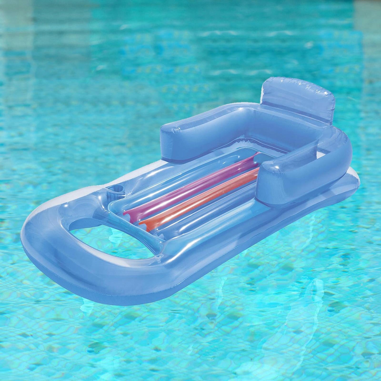63.4" Inflatable Pool Bed Floating Recliner Swimming Pool Water Blue EAN (GTIN) 0794136239051