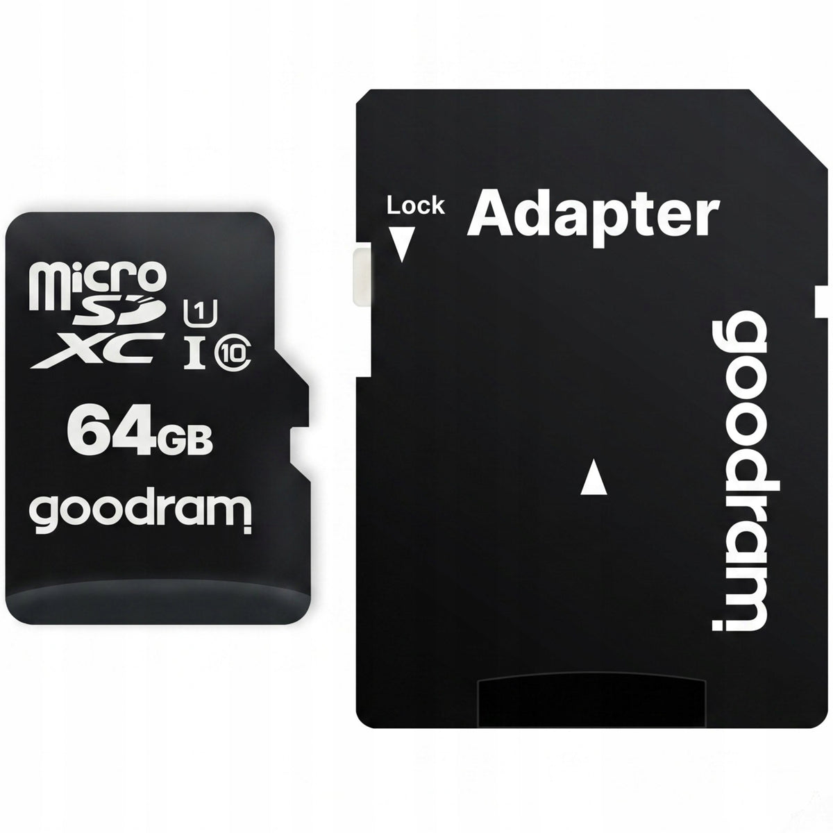 64GB MEMORY CARD FOR PHONE CAMERA 100MB/s MICRO SD GOODRAM + ADAPTER
