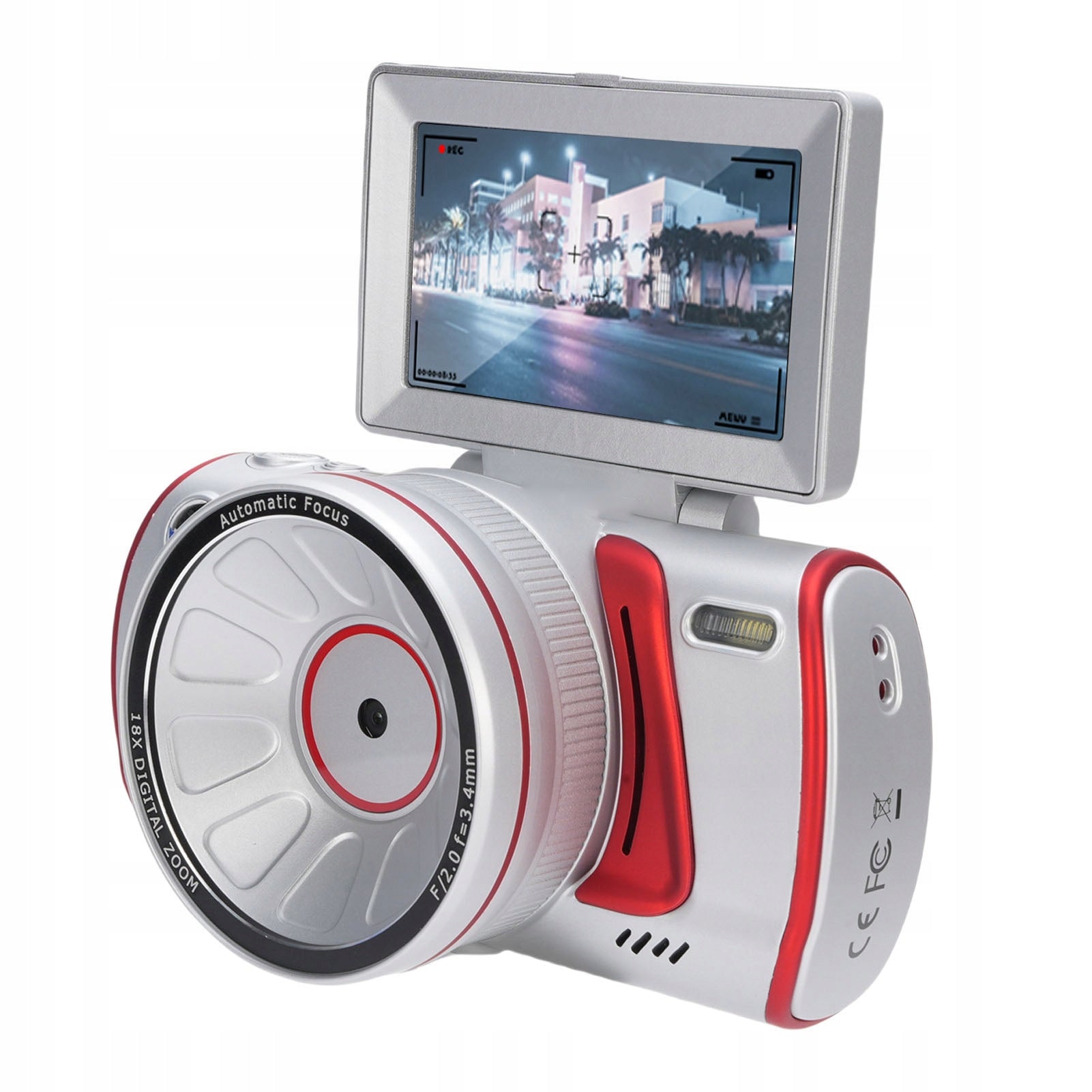 64MP 4K 18x Zoom WiFi Digital Camera 3 Inch Anti DW Flap Screen Brand no brand