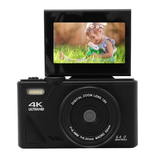 64MP 4K ZOOM 18X DIGITAL CAMERA FOR BEGINNERS VLOG CHRISTMAS GIFT Brand no brand
