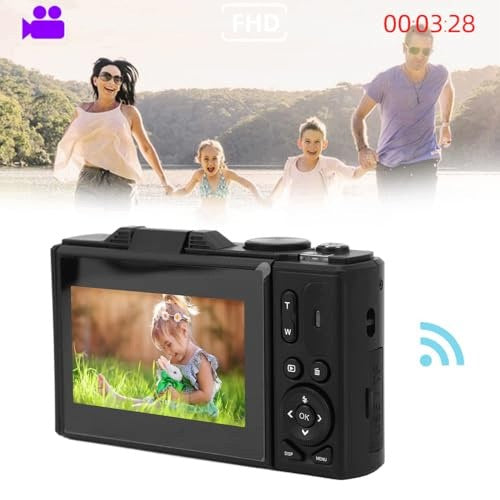64MP 4K ZOOM 18X DIGITAL CAMERA FOR BEGINNERS VLOG CHRISTMAS GIFT Resolution 1 Mpx